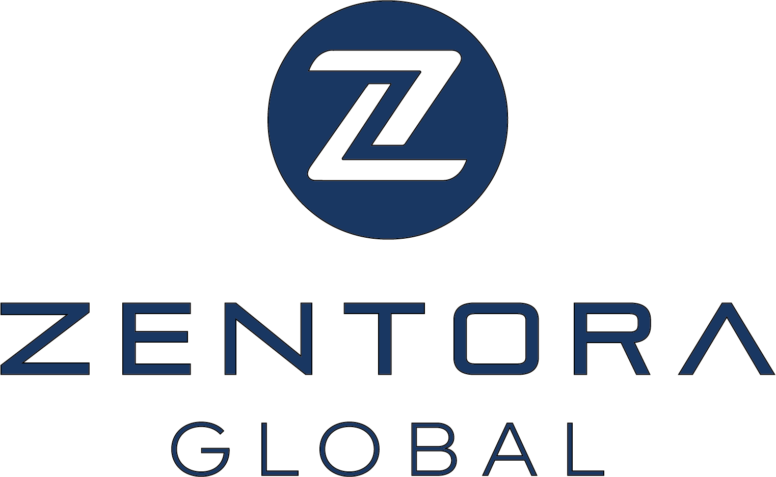 zentora logo lacivert